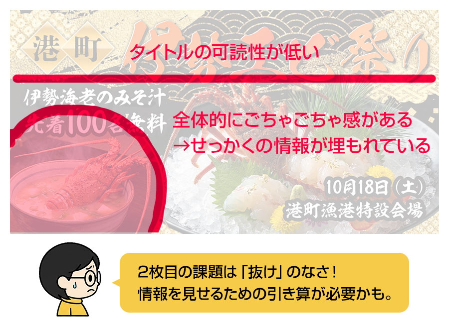 「抜け」を作って情報を整理